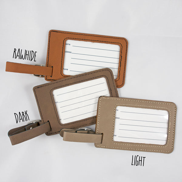 Personalized Luggage Tag and Passport Cover Set - Off We Go