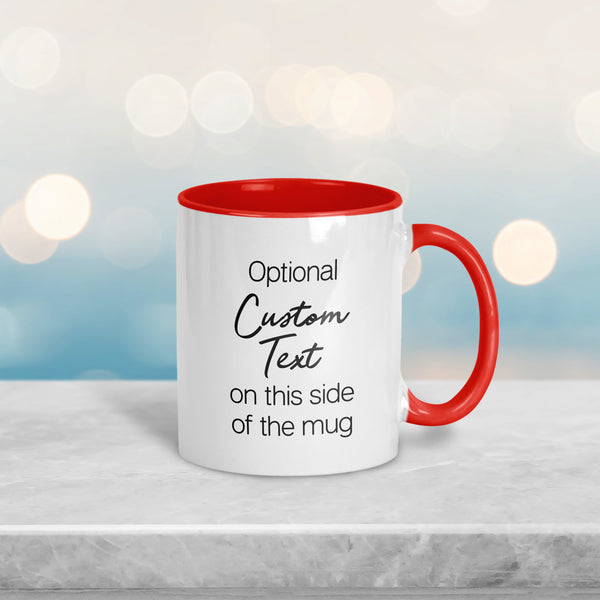 Personalized Mr and Mrs Mugs - Plaid Deer