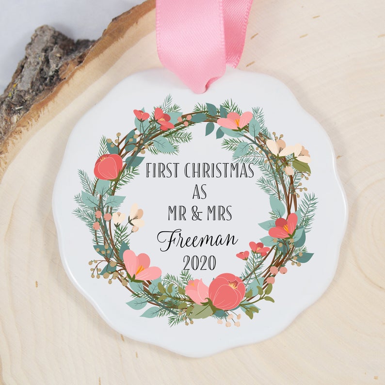 First Christmas as Mr and Mrs Ornament