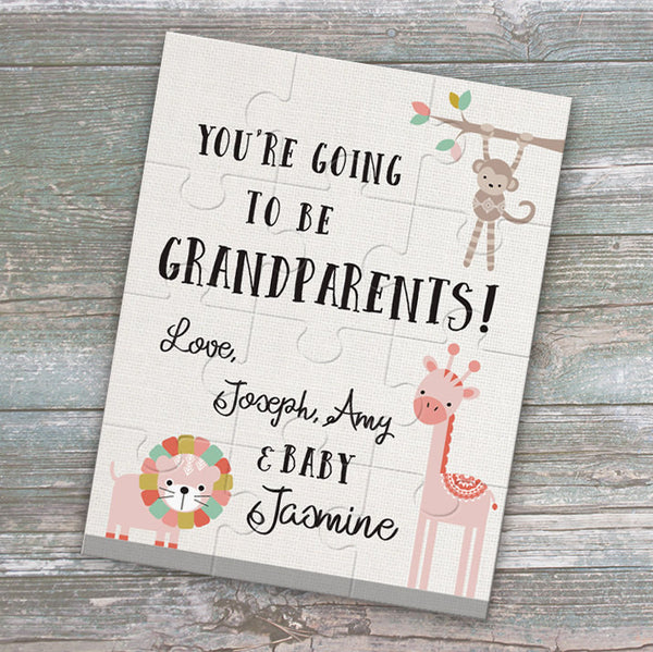 baby announcement puzzle