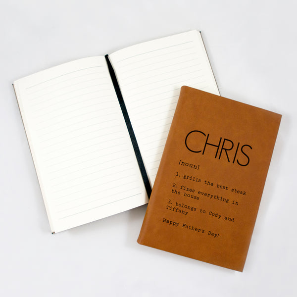 Personalized journal for dad