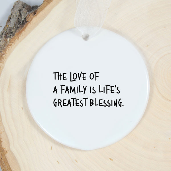 personalized family ornament