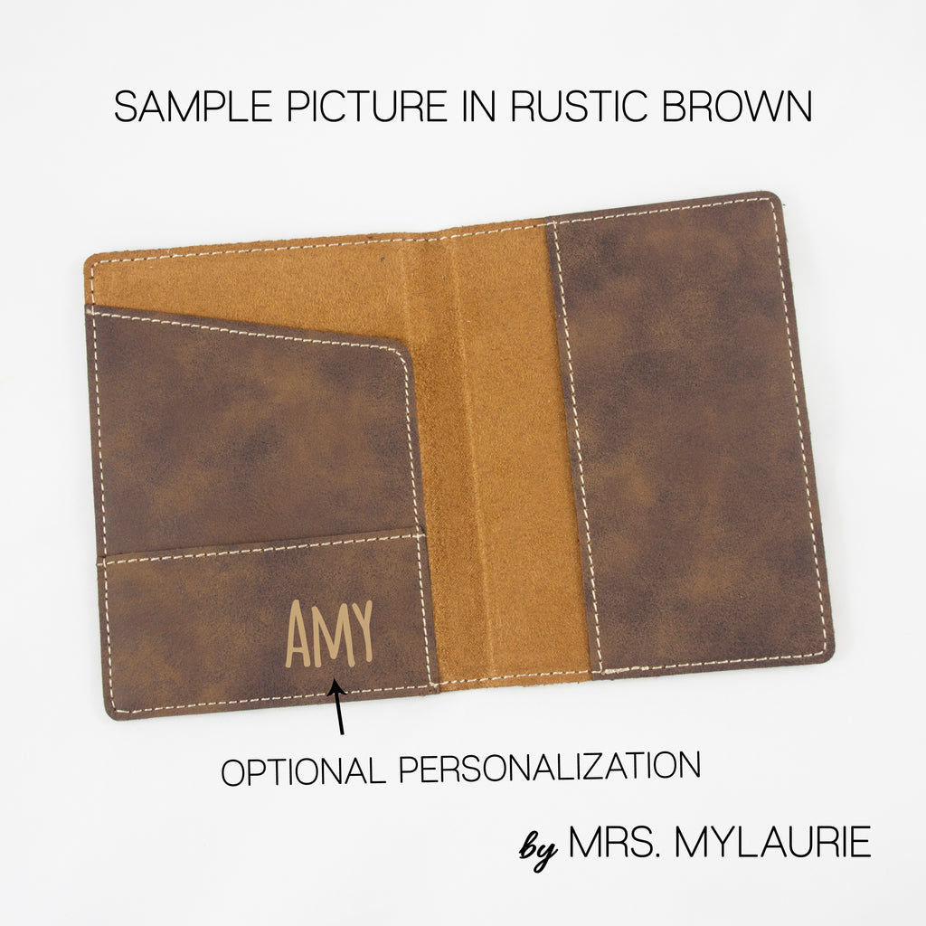Personalized Passport Cover - Couple Gift – MrsMyLaurie
