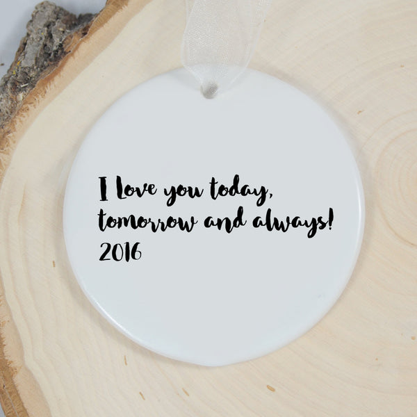 personalized christmas ornament