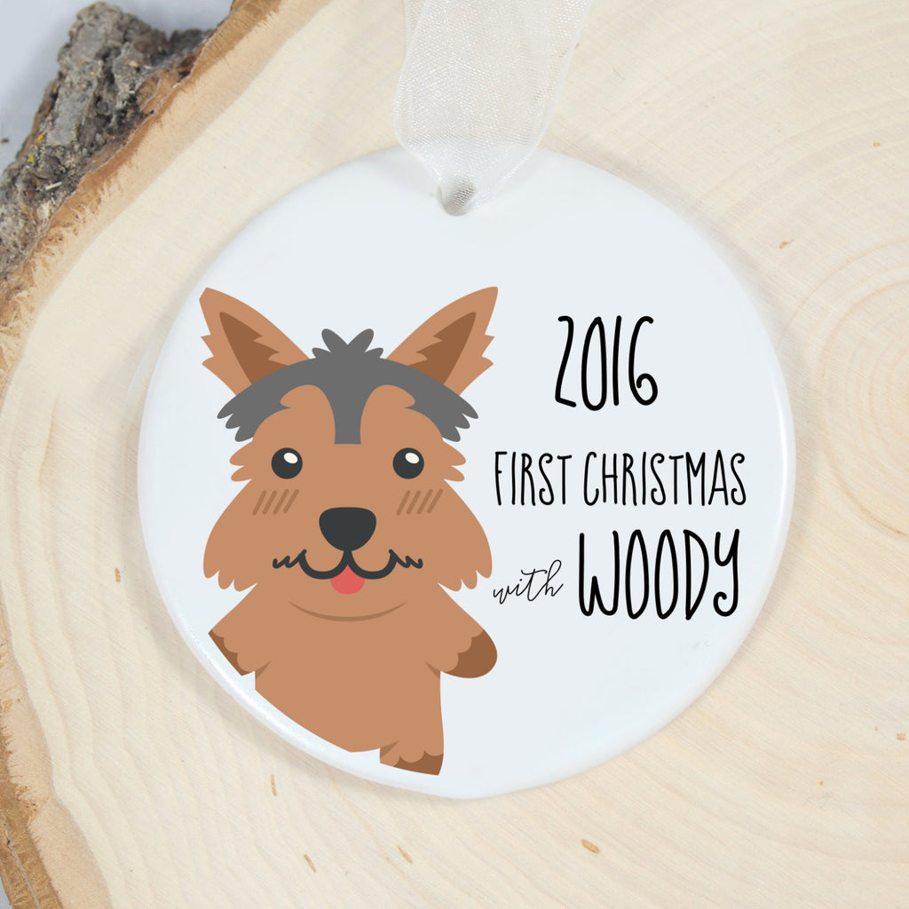 Yorkshire Terrier First Christmas Ornament