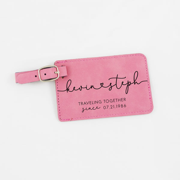 Personalized Luggage Tag with gift box, Luggage Tag for Her, Luggage Tag for Him